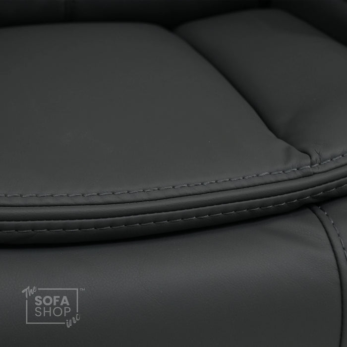 Electric Recliner Corner Sofa With Power Recline & Wireless Charging | Mismatched Stitching & Sunken Seats | Highgate | Second Hand Sofa 34