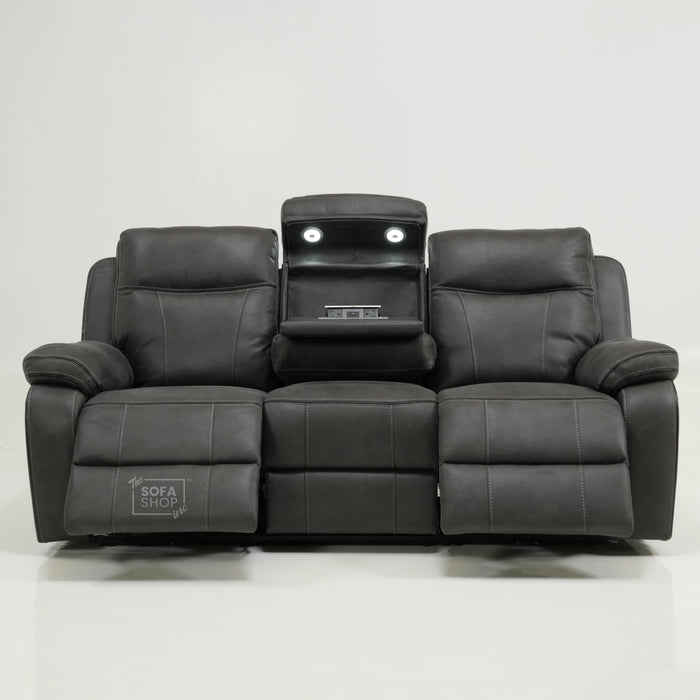 3 Seater Electric Recliner with Bluetooth & Reading Light | Scuff on LHF Back Corner | Vinson | Second Hand Sofa 31