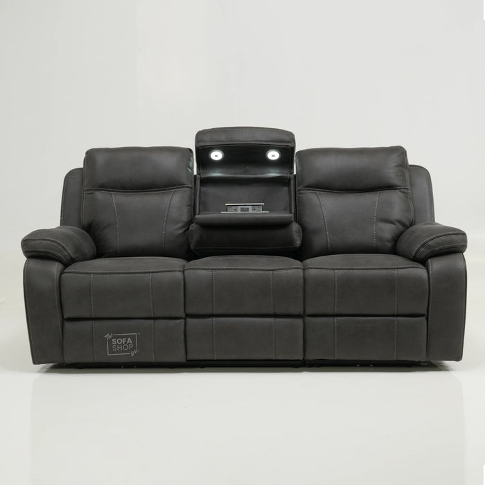 3 Seater Electric Recliner with Bluetooth & Reading Light | Scuff on LHF Back Corner | Vinson | Second Hand Sofa 31