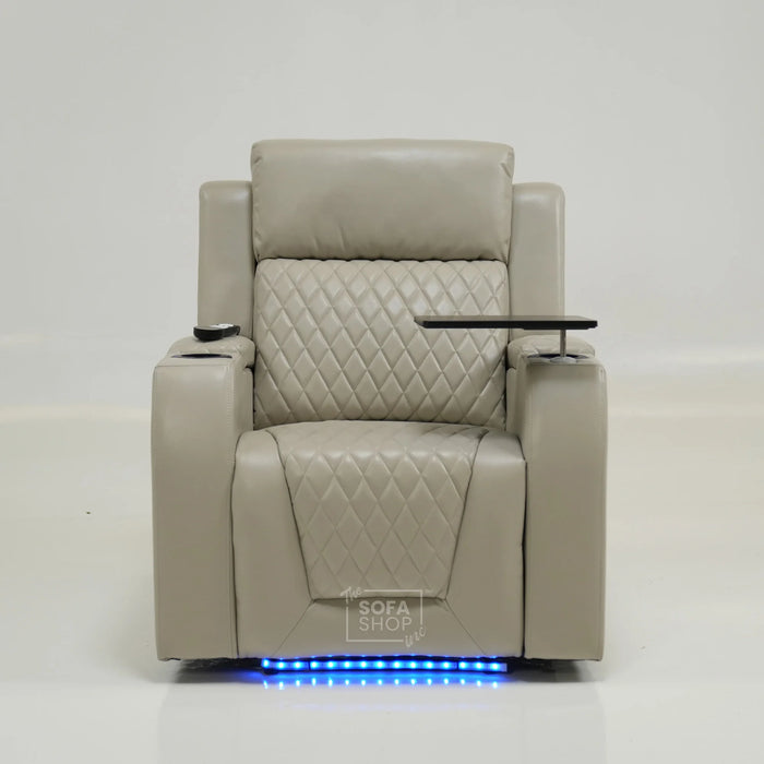 1 Seater Electric Recliner Sofa With  | Small Scuff on LHF Corner | Venice | Second Hand Sofa SS04 | The Sofa Shop