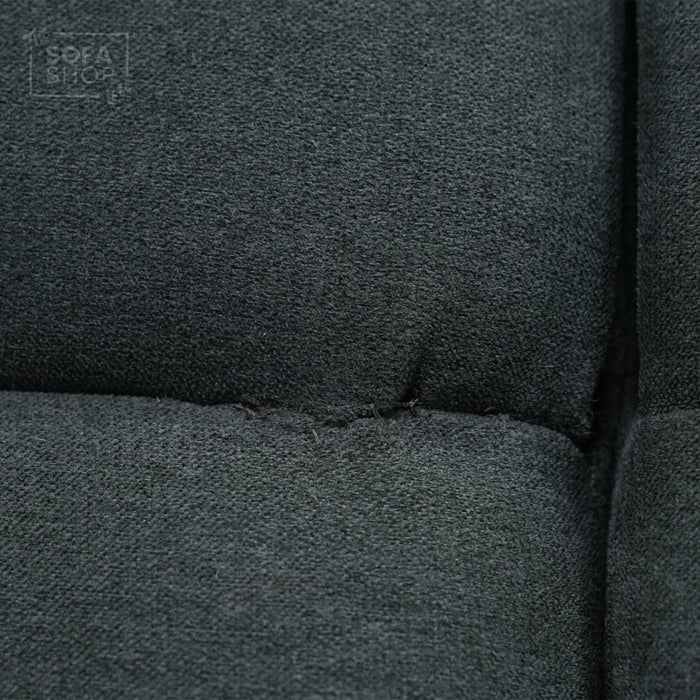 Manual Dark Grey Fabric 2 Seater | Stitching Ripped On RHF Seat And Mis Match | Parma | Second Hand Sofa (07)