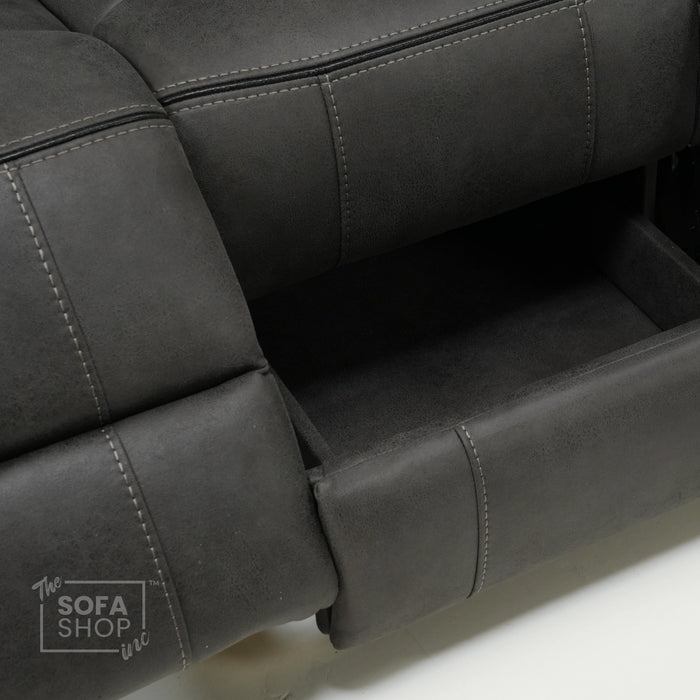 3 Seater Electric Recliner with Bluetooth & Reading Light | Scuff on LHF Back Corner | Vinson | Second Hand Sofa 31