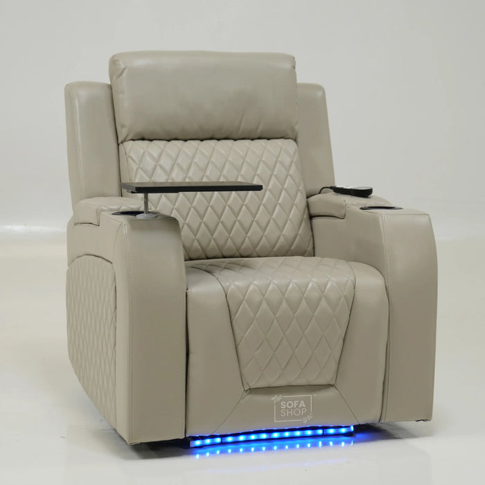 1 Seater Electric Recliner Sofa With  | Small Scuff on LHF Corner | Venice | Second Hand Sofa SS04 | The Sofa Shop