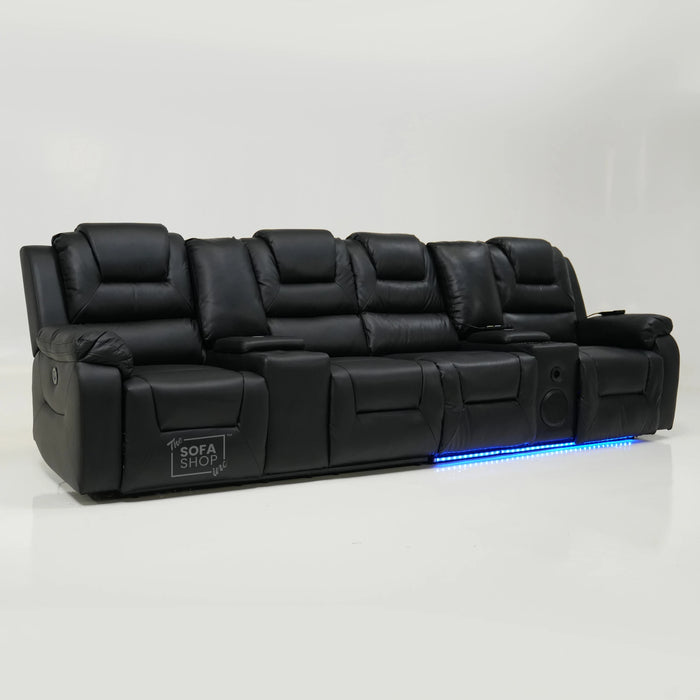 4 Seater Electric Recliner Sofa | Speakers and LED Lights Not Working | Vancouver | Ex-Display | The Sofa Shop