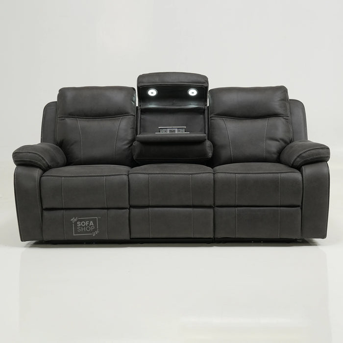 3 Seater Electric Recliner with Bluetooth & Reading Light | Scuff on LHF Back Corner | Vinson | Second Hand Sofa 31