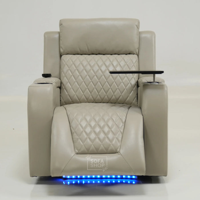 1 Seater Electric Recliner Sofa With  | Small Scuff on LHF Corner | Venice | Second Hand Sofa SS04 | The Sofa Shop