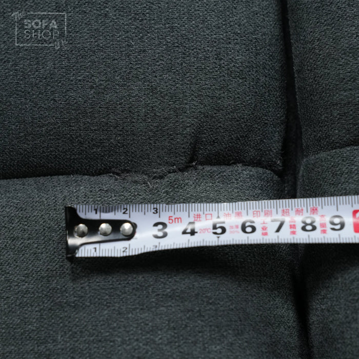 Manual Dark Grey Fabric 2 Seater | Stitching Ripped On RHF Seat And Mis Match | Parma | Second Hand Sofa (07)