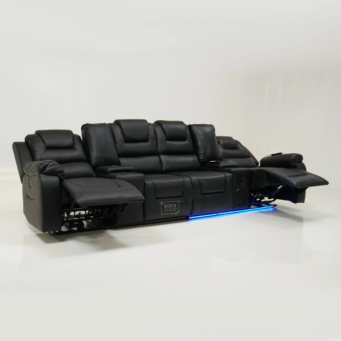 4 Seater Electric Recliner Sofa | Speakers and LED Lights Not Working | Vancouver | Ex-Display | The Sofa Shop
