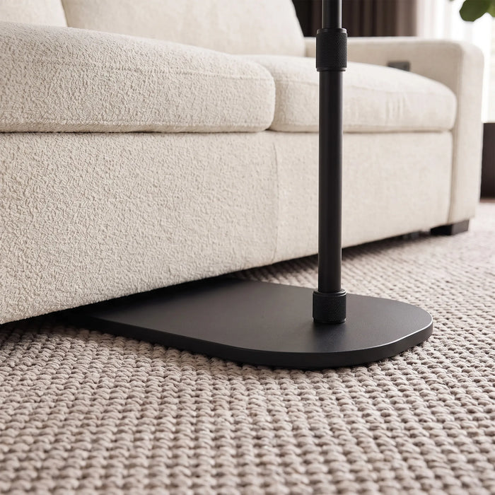 Madison Height Adjustable Floor Standing Bed Table | 2-In-1 Lap Desk with Tilting Top + Device Slots | The Sofa Shop