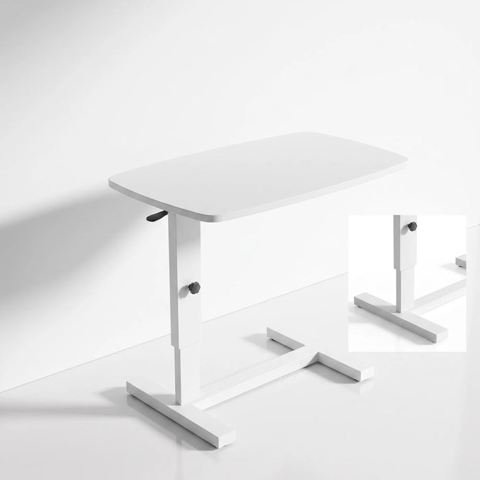 Lincoln Adjustable Bed Table | 2-In-1 Floorstanding Lap Desk with Tilting Top + Device Slots | The Sofa Shop