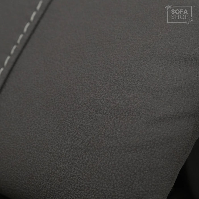 1 Seater Cinema Chair in Grey Resilience Fabric | Hi-Tech Recliner Chair with Power Recline + Power Headrest + Vibration Massage + USB Charging | Sample | Vinsonova | The Sofa Shop