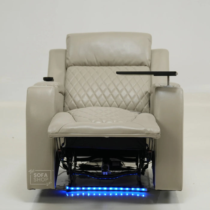 1 Seater Electric Recliner Sofa With  | Small Scuff on LHF Corner | Venice | Second Hand Sofa SS04 | The Sofa Shop