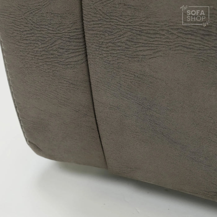 2 Seater Manual Recliner Sofa With Padded Lumbar, Soft & Cosy | Tuscany | Ex-Display ss10