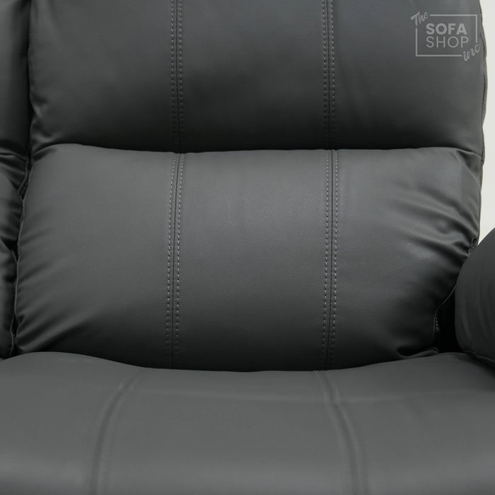2 Seater Manual Recliner Sofa With Smooth Recline & Lumbar Support | No Ears | Trento | Second Hand Sofa SS06 | The Sofa Shop