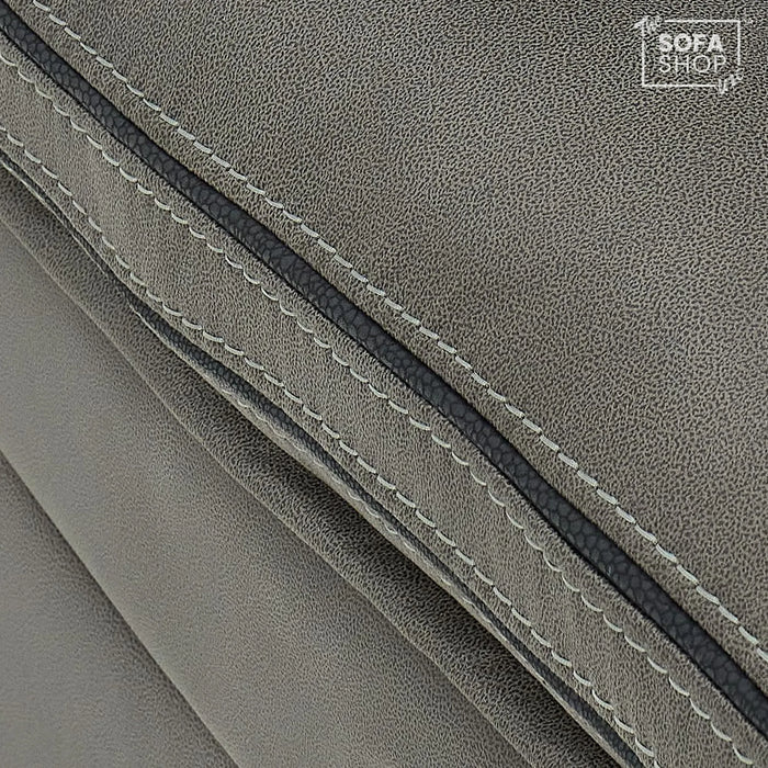 2 Seater Electric Recliner Cinema Sofa in Graphite Fabric | Hi-Tech Sofa with USB, Speakers, Massage, Power Headrest, Storage Console & Chilled Cup Holders | Tuscany | The Sofa Shop