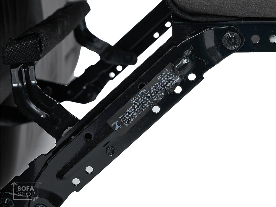 2 Seater Electric Recliner Fabric Sofa | Black Recliner With USB Ports | Florence | Sofa Sale | The Sofa Shop