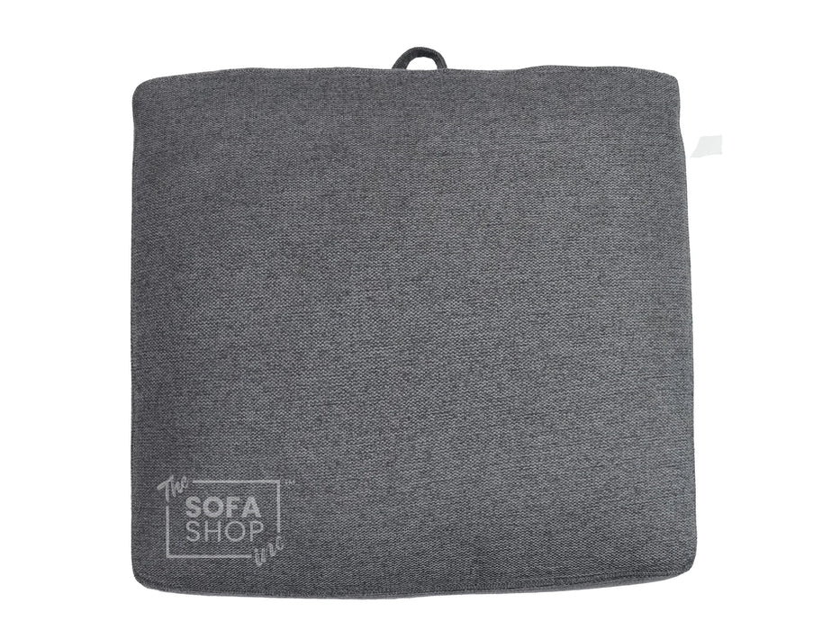 Storage Footstool In Grey Tweed - Ravenna