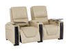 3 2 1 Seater Electric Recliner Sofa Set | Cinema Seats in Beige Real Leather With Chilled Cupholders & Power Headrests | Assisi | Sofa Shop