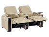 3 2 1 Seater Electric Recliner Sofa Set | Cinema Seats in Beige Real Leather With Chilled Cupholders & Power Headrests | Assisi | Sofa Shop