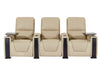 3 2 1 Seater Electric Recliner Sofa Set | Cinema Seats in Beige Real Leather With Chilled Cupholders & Power Headrests | Assisi | Sofa Shop