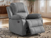 Grey Leather Recliner Chair - Trento - Sofa Sale