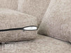 Large Corner Sofa In Beige Or Grey Fabric - Nebraska