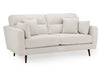 3 Seater Fabric Sofa in Grey Or Beige - Zenith