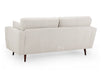 3 Seater Fabric Sofa in Grey Or Beige - Zenith