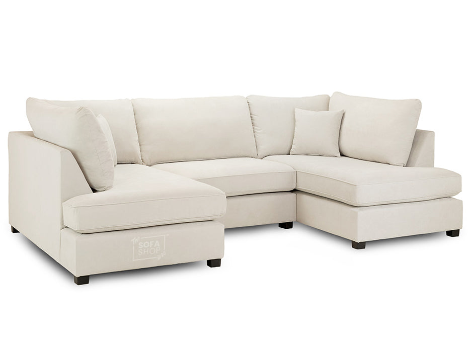 Fabric U Shaped Sofa In Plush, Classic Or Boucle - Carnaby