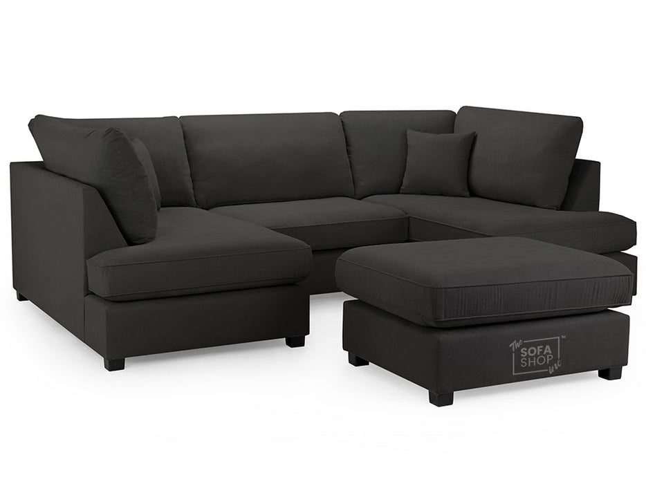 Fabric U Shaped Sofa In Plush, Classic Or Boucle - Carnaby