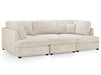 Fabric U Shaped Sofa In Plush, Classic Or Boucle - Carnaby