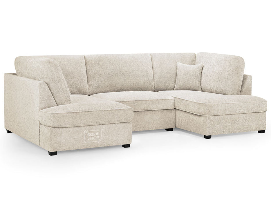 Fabric U Shaped Sofa In Plush, Classic Or Boucle - Carnaby