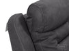 2 Seater Electric Recliner Sofa In Black Resilience Fabric With Power Headrest, Chilled Cup Holders & Storage Box - Florence