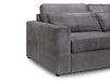 Modular Corner Sofa In Grey, White Or Mocha Fabric -  Kiana