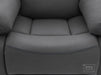 1+1 Set of Sofa Chairs. 2 Recliner Chairs in Grey Fabric - Foster