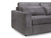 Modular Corner Sofa In Grey, White Or Mocha Fabric -  Kiana