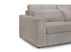 Modular Corner Sofa In Grey, White Or Mocha Fabric -  Kiana