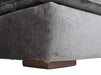 Fabric U Shaped Corner Sofa In Grey - Novara