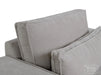 4 Seater Sofa and Chair in Beige Fabric - Matching Extra Wide Footstool - Vicenza