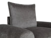 Set of 2+1 Seater Grey Fabric Sofa With Removable Cushions