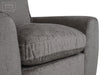 Set of 2+1 Seater Grey Fabric Sofa With Removable Cushions