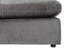 Grey Fabric Footstool For Sofa - Genova