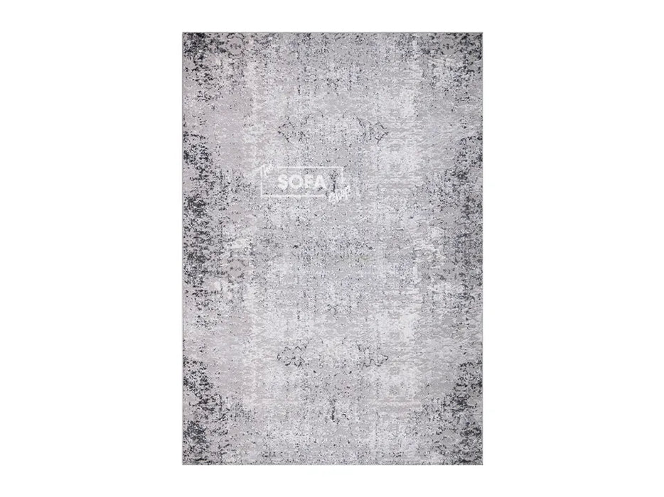 Grey Rug Woven Fabric in Small, Medium & Large Sizes- Carmona