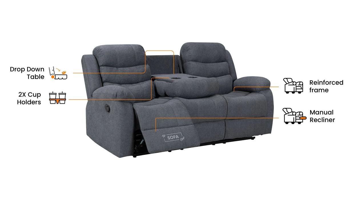 Recliner cup holder online table