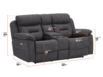 Seat Cinema Recliner Sofa Delivery in 3-10 Days - Main Image