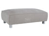 Beige Fabric Footstool - Vicenza