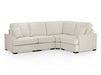 Large Corner Sofa in Beige Or Grey Fabric - Funk