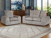 Set of 2+1 Seater Beige Fabric Sofa With Removable Cushions