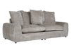 3 2 1 Fabric Sofa Set in Beige With Removable Cushions - Genova