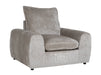 3 2 1 Fabric Sofa Set in Beige With Removable Cushions - Genova